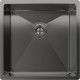Кухонная мойка RIVELATO Rivelato Rinox 4444 UN PVD black Мойка нерж.стал 1 чаша 440*440*200 мм, монтаж: универсальный, материал: нержавеющая сталь, цвет: черный
