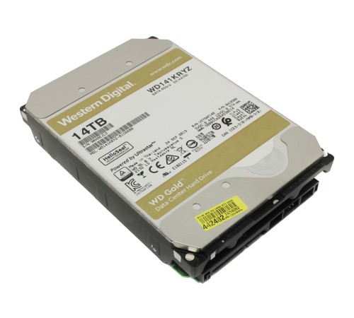 Жесткий диск/ HDD WD SATA3 14Tb Gold 7200 512mb  1 year warranty