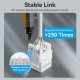 Модуль Vention Keystone Jack Cat.6 неэкранированный 180 градусов Белый