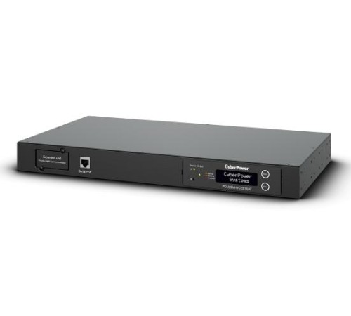 Панель питания распределительная CyberPower ATS PDU20MHVCEE10AT Metered, 1U type, 16Amp, plug IEC 309 16A, (8) IEC 320 C13 (2) IEC 320 C19