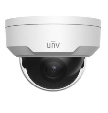 Камера Uniview Видеокамера IP купольная антивандальная, 1/3" 4 Мп КМОП @ 30 к/с, ИК-подсветка до 30м., 0.01 Лк @F2.0, объектив 4.0 мм, DWDR, 2D/3D DNR, Ultra 265, H.265, H.264, MJPEG, 2 потока, детекция движ