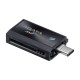 Твердотельный накопитель/ ADATA External SSD SC730, 1000GB, Type-C, Type-A, USB 3.2 Gen2, R/W 600/600 MB/s, 36.8x23.8x9.7mm, Black (5 лет)