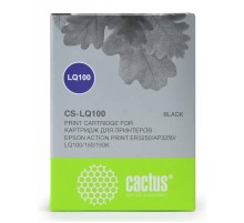 -/ Картридж матричный Cactus CS-LQ100 черный для Epson LQ-100/AP-3250