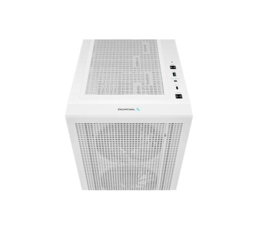 Корпус Deepcool CH560 WH без БП, боковое окно (закаленное стекло), 3x140мм ARGB вентилятор спереди и 1x120мм ARGB вентилятор сзади, белый, ATX