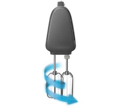 Миксер Philips/ 450 Вт, 5 скоростей + турбо режим, вращающаяся чаша, 3 л, венчики для взбивания, крюки для теста, белый/серый Миксер Philips/ 450 Вт, 5 скоростей + турбо режим, вращающаяся чаша, 3 л, венчики для взбивания, крюки для теста, белый/серый