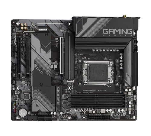 Материнская плата/ MB GIGABYTE AMD B650 sAM5, 4xDDR5(192GB), HDMI 2.1/DP, 1xPCIe 4.0x16, 2xPCIe 3.0x16, 1xLAN (2.5GbE), Wi-Fi, BT, 4xSATA 6Gb/s, 3xM.2, 1xUSB-C, 4xUSB 3.2, 3xUSB 2.0, ATX Материнская плата/ MB GIGABYTE AMD B650 sAM5, 4xDDR5(192GB), HDMI 2.1/DP, 1xPCIe 4.0x16, 2xPCIe 3.0x16, 1xLAN (2.5GbE), Wi-Fi, BT, 4xSATA 6Gb/s, 3xM.2, 1xUSB-C, 4xUSB 3.2, 3xUSB 2.0, ATX