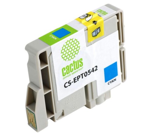 -/ Картридж струйный Cactus CS-EPT0542 T0542 голубой (16.2мл) для Epson Stylus Photo R800/R1800