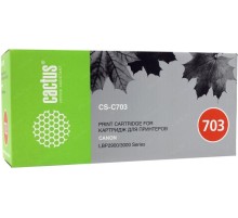-/ Картридж лазерный Cactus CS-C703 703 черный (2000стр.) для Canon LBP2900/3000Series