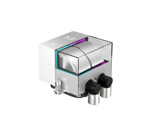 Система охлаждения/ Water Cooling System PCCooler DS360 WH (310W, 360mm, LED temp., White, ARGB Pump/ Fans: 3x120mm, 86.73CFM, 28dBA, 2200RPM/ Pump height 67mm, 28dBA, 3200RPM, Rad thickness 27mm/ S: 1851, 1700, 1200, 20XX, 115X, AM5, AM4) Система охлаждения/ Water Cooling System PCCooler DS360 WH (310W, 360mm, LED temp., White, ARGB Pump/ Fans: 3x120mm, 86.73CFM, 28dBA, 2200RPM/ Pump height 67mm, 28dBA, 3200RPM, Rad thickness 27mm/ S: 1851, 1700, 1200, 20XX, 115X, AM5, AM4)