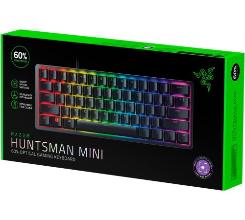 Игровая клавиатура Razer Huntsman Mini/ Razer Huntsman Mini Gaming keyboard  - Russian Layout