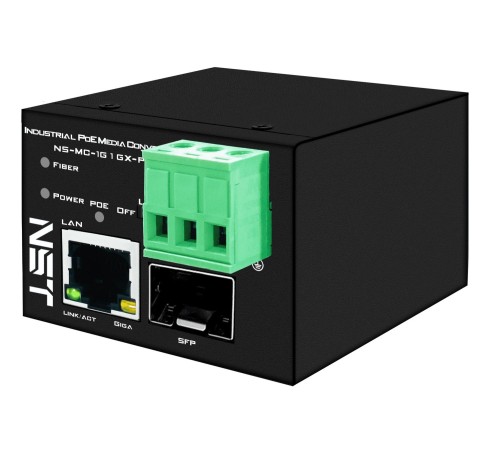 Промышленный компактный Ultra PoE медиаконвертер Gigabit Ethernet/ Промышленный компактный Ultra PoE медиаконвертер Gigabit Ethernet, SFP 1000Мбит/c, RJ45 10/100/1000Мбит/c, поддержка LFP. Порт PoE: до 90W (IEEE 802.3af/at/bt). Автоматическое определение