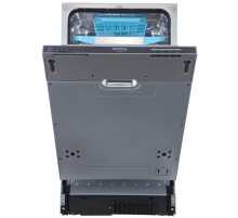 Встраиваемая посудомоечная машина Korting/ Полновстр., 45 см, 10 компл.,Третья мини-корзина для столовых приборов,  А++/A/A, Электронное управление,индикаторы белого цвета Cold White, 6 программ, Активная сушка, Отложенный старт:  3/6/9 часов, Разбрызгива