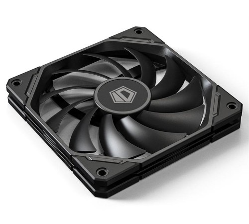 Вентилятор для корпуса ID-COOLING TF-12015-K 120x120x15мм (40шт./кор, PWM, Low Noise, супер-тонкий, резиновые углы, черный, 500-2200об/мин)  BOX