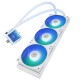 Водяное охлаждение для процессора/ Water Cooling System Thermalright Frozen Warframe Pro 360 White Argb (360mm, White, ARGB/ Fans: 3x120mm, 70.84CFM, 29.8dBA, 2000RPM/ Pump height 60mm, 23dBA, 3000RPM, Rad thickness 27mm/ S: 1200, 1700, 1851, 2011, 2066,