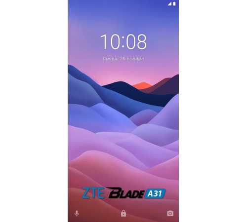 ZTE Blade A31 Blue, 5.45'' 720x1440, 4x1,6 ГГц+4x1,2 ГГц, 8 Core, 2GB RAM, 32GB, up to 128GB flash, 8Mpix/2Mpix, 2 Sim, 2G, 3G, LTE, BT v4.2, Wi-Fi, NFC, GPS, Micro-USB, 3000mAh, Android 11, 166g, 146 ммx71 ммx8,9 мм ZTE Blade A31 Blue, 5.45'' 720x1440, 4x1,6 ГГц+4x1,2 ГГц, 8 Core, 2GB RAM, 32GB, up to 128GB flash, 8Mpix/2Mpix, 2 Sim, 2G, 3G, LTE, BT v4.2, Wi-Fi, NFC, GPS, Micro-USB, 3000mAh, Android 11, 166g, 146 ммx71 ммx8,9 мм