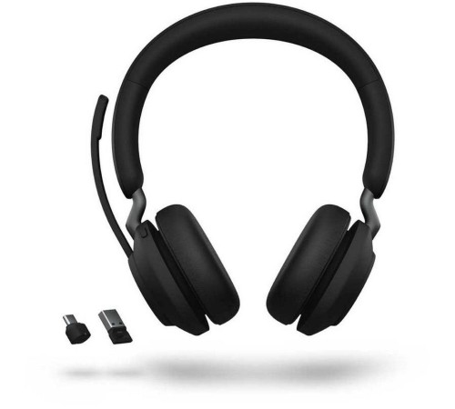 Гарнитура беспроводная/ Jabra Evolve2 65, Link380a UC Stereo Black