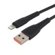Кабель/ Кабель GoPower GP07L USB (m)-Lightning (m) 1.0м 2.4A силикон черный (1/200/800)