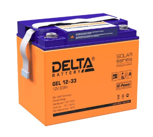Аккумуляторная батарея DELTA BATTERY GEL 12-33 Аккумуляторная батарея DELTA BATTERY GEL 12-33