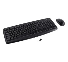 Комплект беспроводной Genius Smart KM-8100 (клавиатура Smart KM-8100/K + мышь NX-7008), Black (Мятая упаковка)