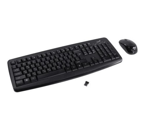 Комплект беспроводной Genius Smart KM-8100 (клавиатура Smart KM-8100/K + мышь NX-7008), Black (Мятая упаковка) Комплект беспроводной Genius Smart KM-8100 (клавиатура Smart KM-8100/K + мышь NX-7008), Black (Мятая упаковка)