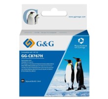 Картридж Cartridge G&G 130 для HP DJ 6543/5743, PS 8153/8453 черный 21 мл аналог C8767H  гарантия 36 мес.