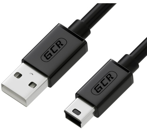 Greenconnect Кабель 1.5m USB 2.0, AM/mini 5P, черный, 28/28 AWG, экран, армированный, морозостойкий, GCR-UM2M5P-BB2S-1.5m Greenconnect Кабель 1.5m USB 2.0, AM/mini 5P, черный, 28/28 AWG, экран, армированный, морозостойкий, GCR-UM2M5P-BB2S-1.5m