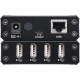 4-х портовый удлинитель, USB 2.0, 100 метр., CAT 5/ 4-port USB 2.0 CAT 5 Extender (100m)