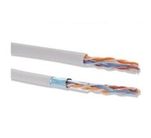 ITK Кабель связи витая пара F/UTP, кат.5E, 4 пары 24AWG solid, 305м, ПВХ, серый