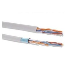 ITK Кабель связи витая пара F/UTP, кат.5E, 4 пары 24AWG solid, 305м, ПВХ, серый