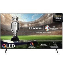 Телевизор ЖК 85'' Hisense/ 85", QLED, Ultra HD, Smart TV (ОС VIDAA U6), Wi-Fi, PCI 2000, DVB-T2/T/C/S2/S, 2х10W, CI+(1.4), 3хHDMI, 2хUSB, Works with Alexa, Alexa Built-in, VIDAA Voice, Yandex, Black