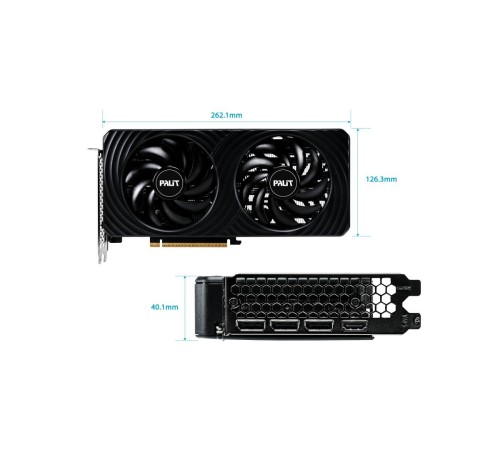 Видеокарта/ PA-RTX5060 DUAL OC 8GB PALIT Видеокарта/ PA-RTX5060 DUAL OC 8GB PALIT