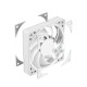 Кулер для корпуса/ Case Cooler PCCooler F5R120 (120x120x25mm, 4-pin PWM, 86.73CFM, 32dBA, 2200RPM, White)