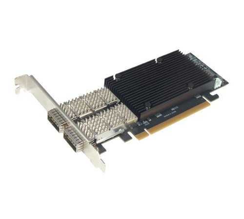 Сетевая карта/ 100G Dual Port QSFP28 PCIe Ethernet Adapter with Intel E810-CAM2 Chipset Сетевая карта/ 100G Dual Port QSFP28 PCIe Ethernet Adapter with Intel E810-CAM2 Chipset