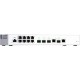 Коммутатор/ QNAP QSW-M408-2C Managed switch 10 Gb / s with 4 SFP + ports, 2 of which are combined with RJ-45, 8 1 Gb / s RJ-45 ports, bandwidth up to 96 Gb / s, JumboFrame support