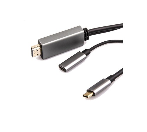 Кабель-адаптер/ Кабель-адаптер USB 3.1 Type-Cm --> HDMI A(m) 4K@60Hz, 1.8m , PD, Alum Shell,VCOM <CU423MCPD-1.8M> Кабель-адаптер/ Кабель-адаптер USB 3.1 Type-Cm --> HDMI A(m) 4K@60Hz, 1.8m , PD, Alum Shell,VCOM <CU423MCPD-1.8M>