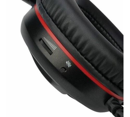 Redragon Игровая гарнитура Minos красный + черный, кабель 2 м