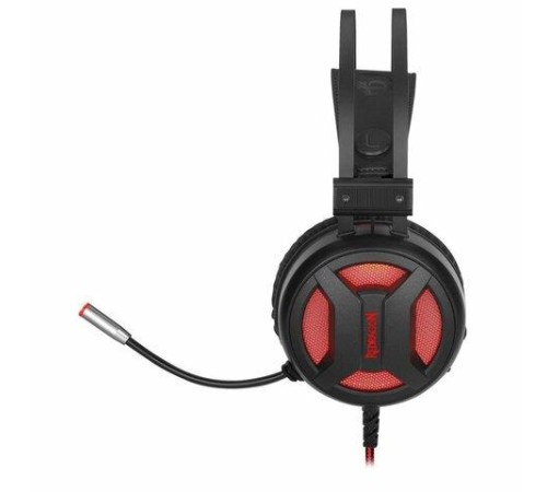 Redragon Игровая гарнитура Minos красный + черный, кабель 2 м