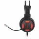 Redragon Игровая гарнитура Minos красный + черный, кабель 2 м