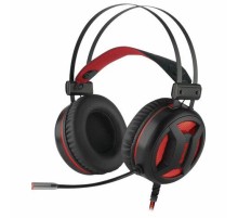Redragon Игровая гарнитура Minos красный + черный, кабель 2 м