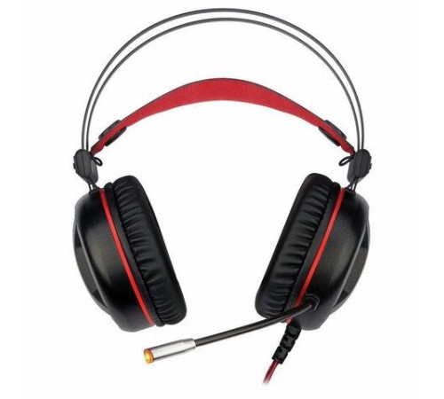 Redragon Игровая гарнитура Minos красный + черный, кабель 2 м