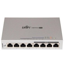 Коммутатор Ubiquiti UniFiSwitch,8-Port,60W,5-Pack,PowerSupplyIncluded