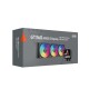 Система охлаждения/ Water Cooling System PCCooler GT360 ARGB Display BK (310W, 360mm, LED temp., Black, ARGB/ Fans: 3x120mm, 99CFM, 41.5dBA, 3000RPM/ Pump height 85mm, 15dBA, 2600RPM, Rad thickness 27mm/ S: 1851, 1700, 1200, 115X, AM5, AM4)