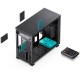 Корпус без блока питания/ Case JONSBO D31 MESH, Mini-Tower, TG, no fan, 1xUSB-A 3.2 + 1xUSB-C 3.2, mATX, mDTX, mITX Black