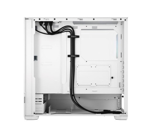 Корпус ПК без блока питания/ Case Fractal Design Pop Air RGB TG Clear Tint, Midi-Tower, 3x120mm RGB, 2xUSB-A 3.2 ATX, mATX, mITX White