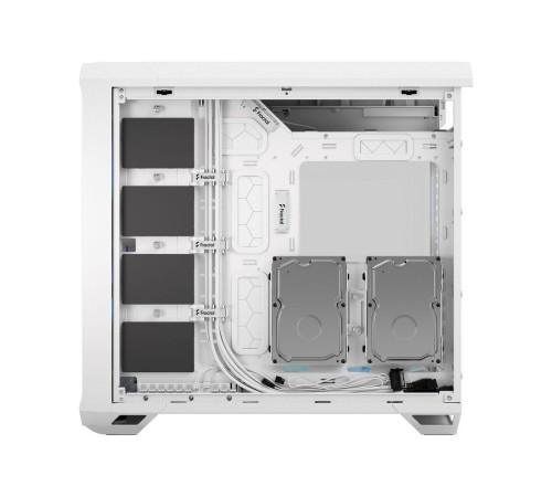 Корпус ПК без блока питания/ Case Fractal Design Torrent RGB TG Clear Tint, Full-Tower, 2x180mm + 3x140mm RGB, 2xUSB-A 3.2 + 1xUSB 3.2 Type-C E-ATX, SSI-CEB, SSI-EEB, ATX, mATX, mITX White