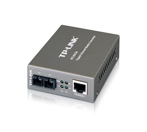 медиаконвертер TP-Link MC200CM, 10/100/1000 Mbps RJ45 to 1000 Mbps Multi-mode SC Fiber Converter