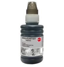 -/ Чернила Cactus CS-I-CLI471GY серый 100мл для Canon Pixma MG7740/TS8040/TS9040