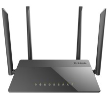 Роутер D-Link Беспроводной двухдиапазонный маршрутизатор AC1200 Wave 2, 1x1000Base-T WAN, 4x100Base-TX LAN, 4 внешние несъемные антенны 5 дБи