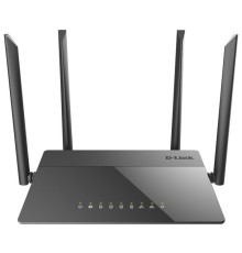 Роутер D-Link Беспроводной двухдиапазонный маршрутизатор AC1200 Wave 2, 1x1000Base-T WAN, 4x100Base-TX LAN, 4 внешние несъемные антенны 5 дБи