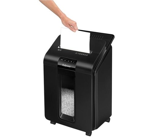 Шредер Fellowes® AutoMax® 100M, минирезка DIN P-4, 4х10 мм, автоподача 100 лст., 23 лтр., автореверc, шт Шредер Fellowes® AutoMax® 100M Шредер Fellowes® AutoMax® 100M, минирезка DIN P-4, 4х10 мм, автоподача 100 лст., 23 лтр., автореверc, шт Шредер Fellowes® AutoMax® 100M